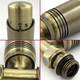 DELTA-ST-AB-FINISH - Delta Straight TRV Antique Brass Thermostatic Radiator Valve DELTA-ST-AB-FINISH - Delta Straight TRV Antique Brass Thermostatic Radiator Valve